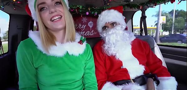  Little helper Maddie Winters pounded by big dick Santa